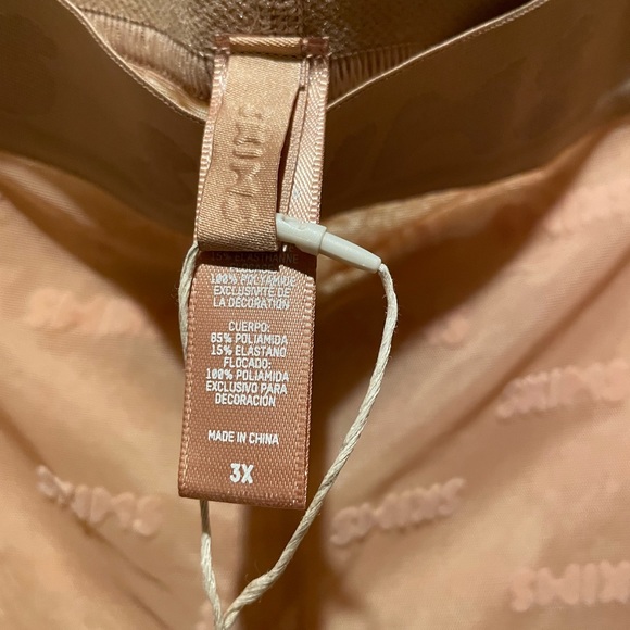 NWT Skims After Hours Sheer Leggings Logo Mesh Tights Ochre 3X - Picture 4 of 12